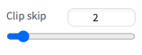 Clip Skip settings
