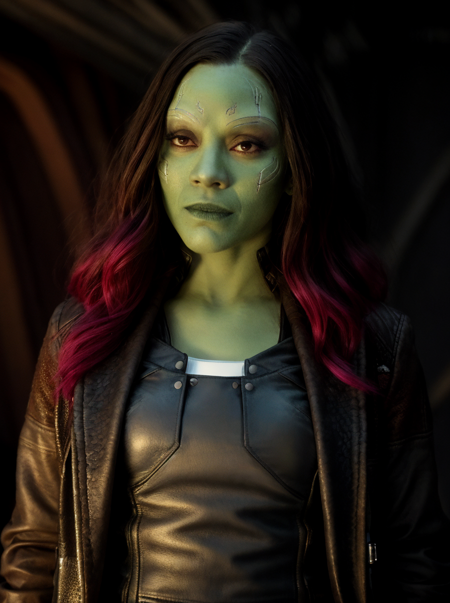 image generated using gamora lora